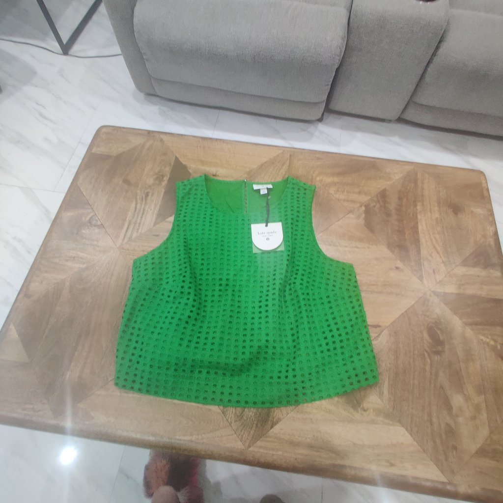 Kate Spade Eyelet Top Size Xxl New